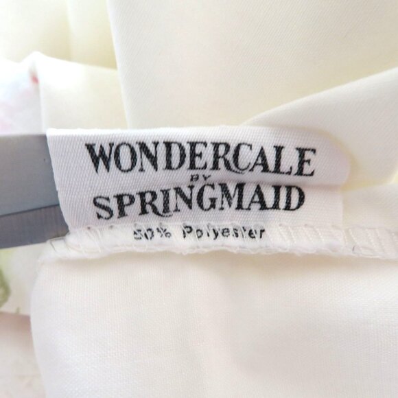 Vintage Springmaid Standard Pillowcase 1 Floral Edge Design Made in USA - Picture 5 of 8